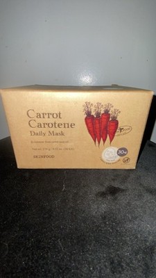 SKINFOOD Carrot Carotene Daily Mask 9.52 Oz, 30-Pack, Soothing Hydrating