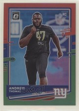 2020 Panini Donruss Rookie Optic Preview Red & Green Prizm Andrew Thomas 6h5