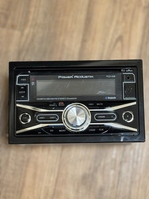 Power Acoustik PCD-42B Car CD/MP3 Player 208Double DIN Supports MP3 Playback USB