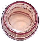 Dunbar #3447 Pink Depression Glass Kitchen Cookie Jar and Cover / Canister — photo 5