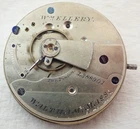 ANTIQUE 18s WALTHAM WM ELLERY MODEL 1877 HUNTER POCKET WATCH MOVEMENT