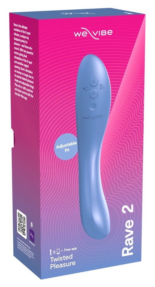 Rave 2 by We-Vibe Muted Blue – G-Spot Massagegerät – Dual Stimulation –