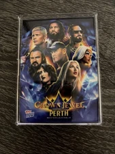 Topps NOW 2025 WWE Crown Jewel Poster Card