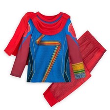 Ms Marvel Costume Girls 11/12 Kamala Khan Pajama Set Marvel Superhero Outfit