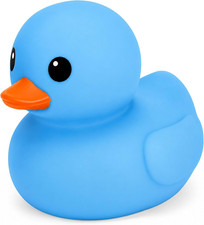 Jumbo Rubber Duck Bath Toy - 8" Giant Duck No Hole Waterproof Big Duckie Baby