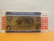 Lot of 6 *Reproduction* Civil War Confederate Currency Lot B