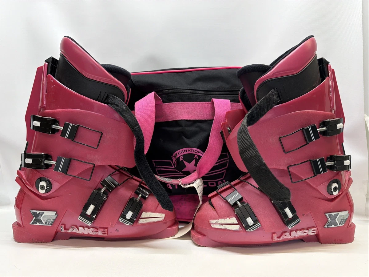 Lange XRi Pink Panther Downhill Ski Boots 1988 US Ski Team Womens