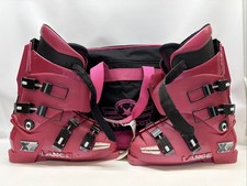 Lange XRi Pink Panther Downhill Ski Boots 1988 US Ski Team Womens Size 10 w/ Bag