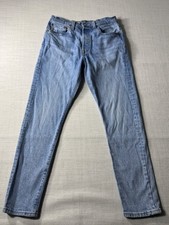 Levi  s Women  s 501 Skinny Jeans Big E Button Fly Blue Size 28
