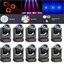 180W Moving Head Light W/Case LED Zoom 3Prism GOBO DJ Party Stage Light DMX