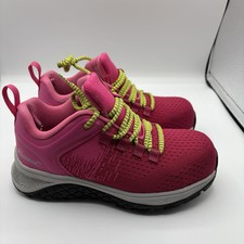 Thorogood Work Women Sz 5M Lace Up Low Sneaker Composite Toe AST Pink/Blush Shoe