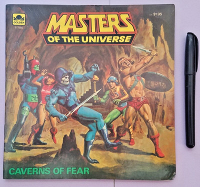 Masters of The Universe 1983 Caverns of Fear Golden (3.5) Late Bronze-Age  