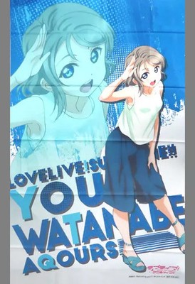 Love Live Sunshine Watanabe Wandteppich Hyper Cross Sega Sammlerstück