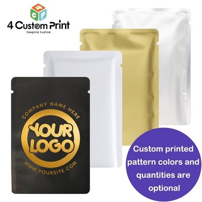 Custom Print Logo Sport Cards Repack Bag Flat Mylar Foil Heat-Sealable  4.75x7''