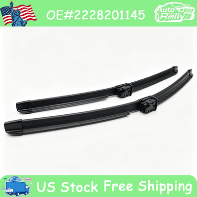2Pcs Front Windshield Wiper Blade Set 2228201145 For Mercedes W222 Maybach S550