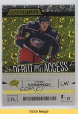 2023 Upper Deck Credentials Debut Ticket Access Yellow Dmitri Voronkov READ 18fy