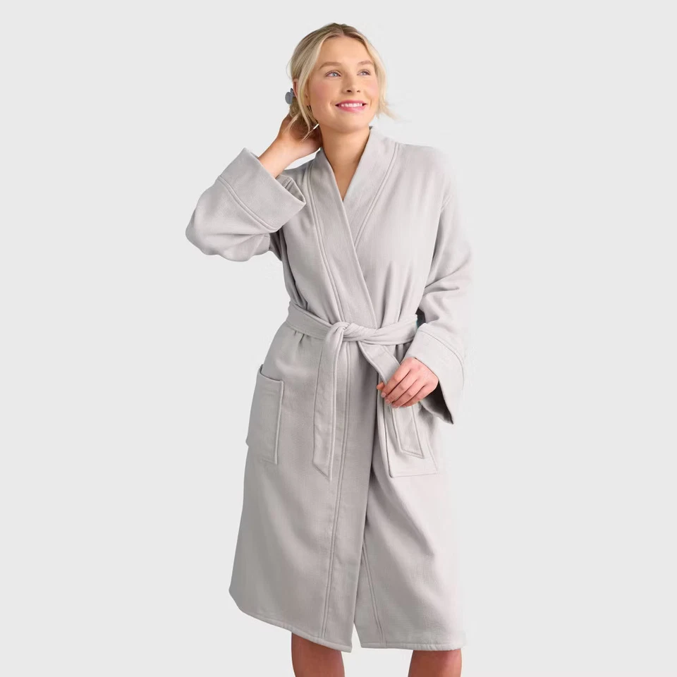 Bath Robe With Kimono Collar - Room Essentials