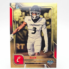 Marketplace image: Topps Bowman Chrome U 1st Bowman Cyrus Allen #7 Cincinnati Bearcats 1/1 Gold