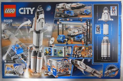 NEW LEGO City 60229 Space Rocket Assembly & Transport Set Shuttle