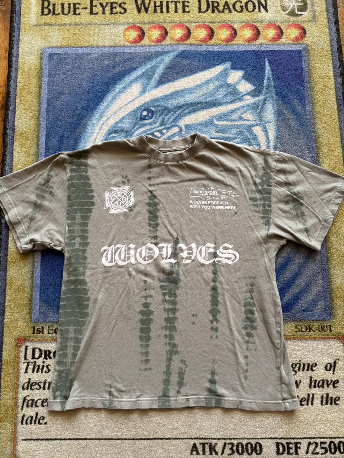 Darc Sports Wolves NFGU Wish You Were Here Collection Green Tie Dye Men’s Large