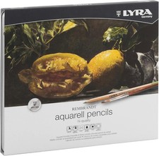 Lyra Rembrandt Aquarell Colouring Pencils Gift Tin Ideal for Art Therapy