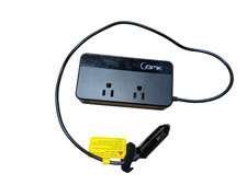 BMK 200W Car Power Inverter DC 12V to 110V AC Inverter 4 USB Ports LCD Screen