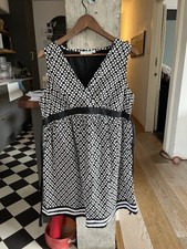 Jojo Maman B�b� Maternity Black And White Dresss Size 14