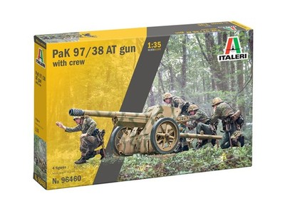 Italeri 96460 Pak 97/38 AT Gun with crew 1:35 Bausatz Neu OVP