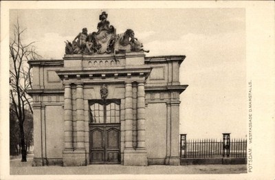 Ak Potsdam in Brandenburg, Marstall, Westfassade - 11336037
