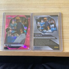 2025 Panini Prizm Baseball Cam Smith Pink Ice Prizm (RC) #263 Houston Astros A7