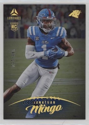 2023 Panini Luminance Rookie Blue 46/150 Jonathan Mingo #133 Rookie RC 15sx