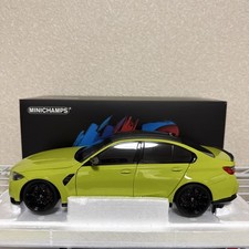 Minichamps 1/18 BMW M3 G80 2020 Yellow Metallic 113020204 with opening hood,