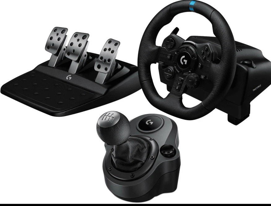 LOGITECH G923 TRUEFORCE für PlayStation 4/5 Lenkrad und Pedale + Grand Turismo 7 - Bild 2 von 2