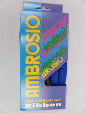 Ambrosio  Bike Ribbon Handlebar tape   Blue   / - NOS bicycle