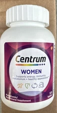 Centrum Women Multivitamin Multimineral Supplement 120 Tablets 3-PACK 10/2026