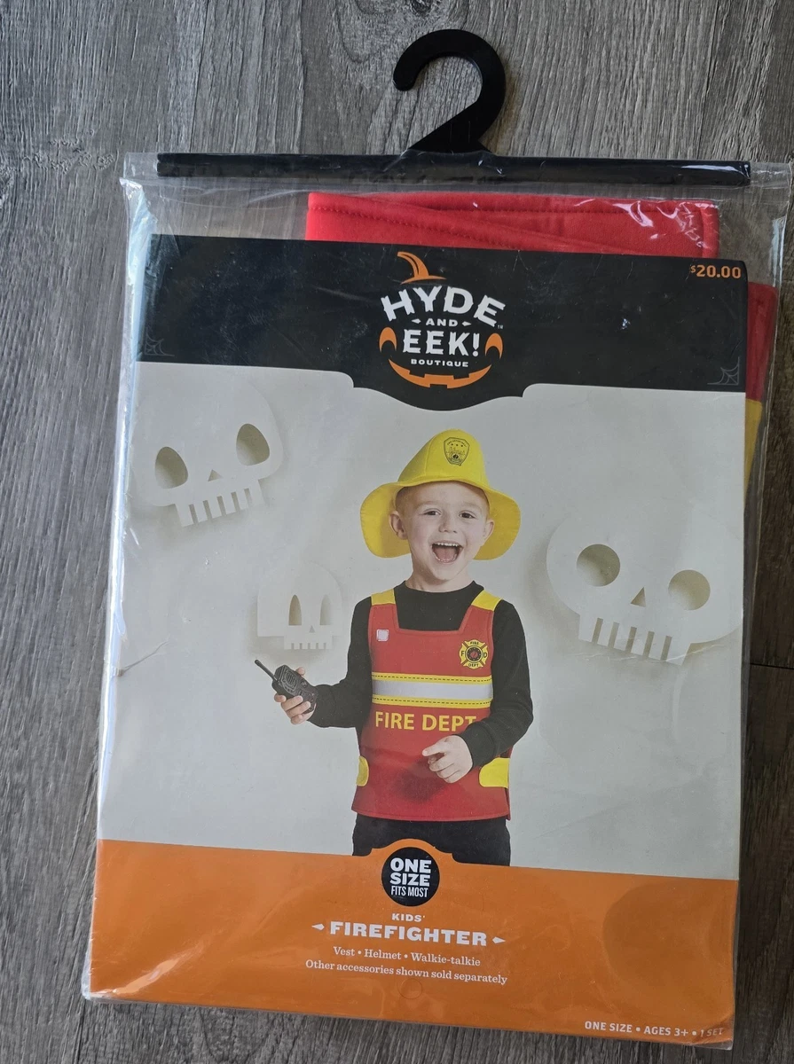 Set Disfraz Bombero Niños Con 8 Piezas Accesorios · | Envío gratis