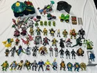 Large TMNT Vintage Action Figures Accessories Vehicles Weapons Parts Lot See Pic