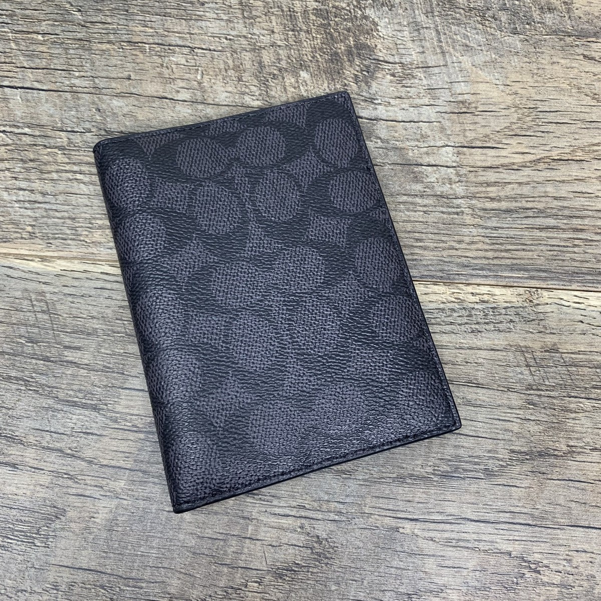 Coach Passport Case Case In Signature Canvas CW170 | Black — New