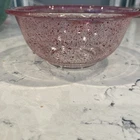 vintage Pyrex "Confetti" speckled glass mixing bowl Small Red Splatter