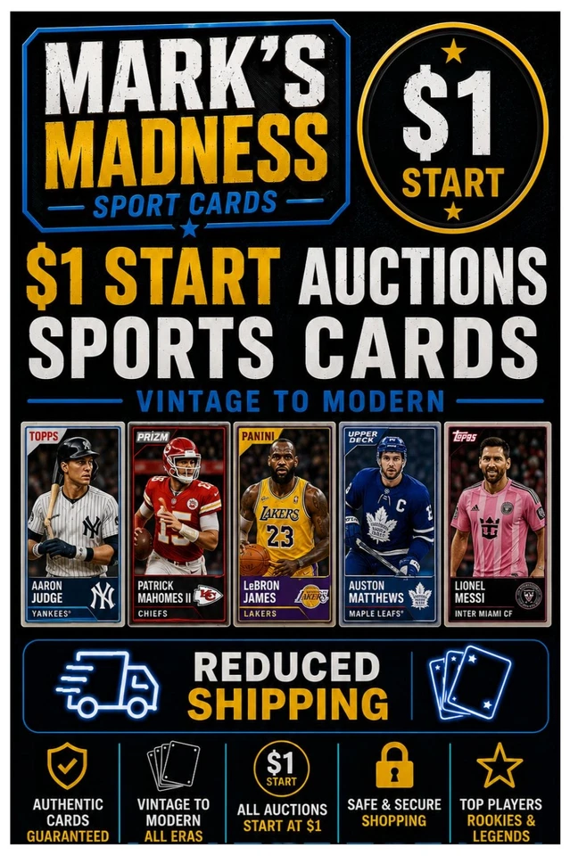 🏈⚾ MIDWEEK MULTISPORT🏀⚽  $0.99 shipping first item $0.25 each additional