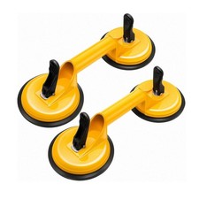 2 Pack Heavy Duty Glass Suction Cup Aluminum Vacuum Plate Handle Holder