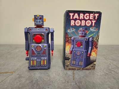 THE GANG OF FIVE Series ''Target Robot'' WIND UP ROBOT - Rocket USA
