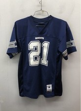 Dallas Cowboys Authentic Women's Ezekiel Elliott #21 Football Jersey Navy Sz L