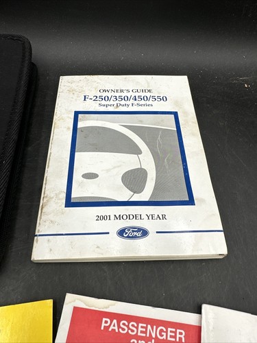 2001 Ford F250 F350 F450 F550 Super Duty Owners Manual & Guide Books OEM - Picture 3 of 9