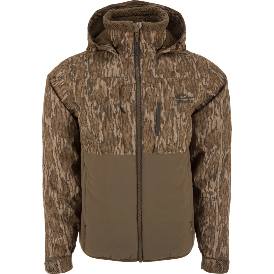 Drake Waterfowl LST BMF Eqwader Full Zip with Primaloft Camo Hunting Jacket - Image 2 of 4