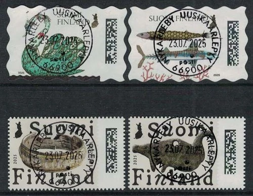 2025 Finland, Cept + Lucky charms,  complete sets fine used.