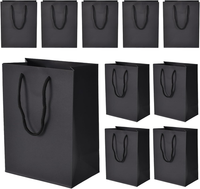GeschenktüTe Papiertasche 10 StüCk PapiertüTen Mit Henkel 18X10X23 Cm Wiederverw