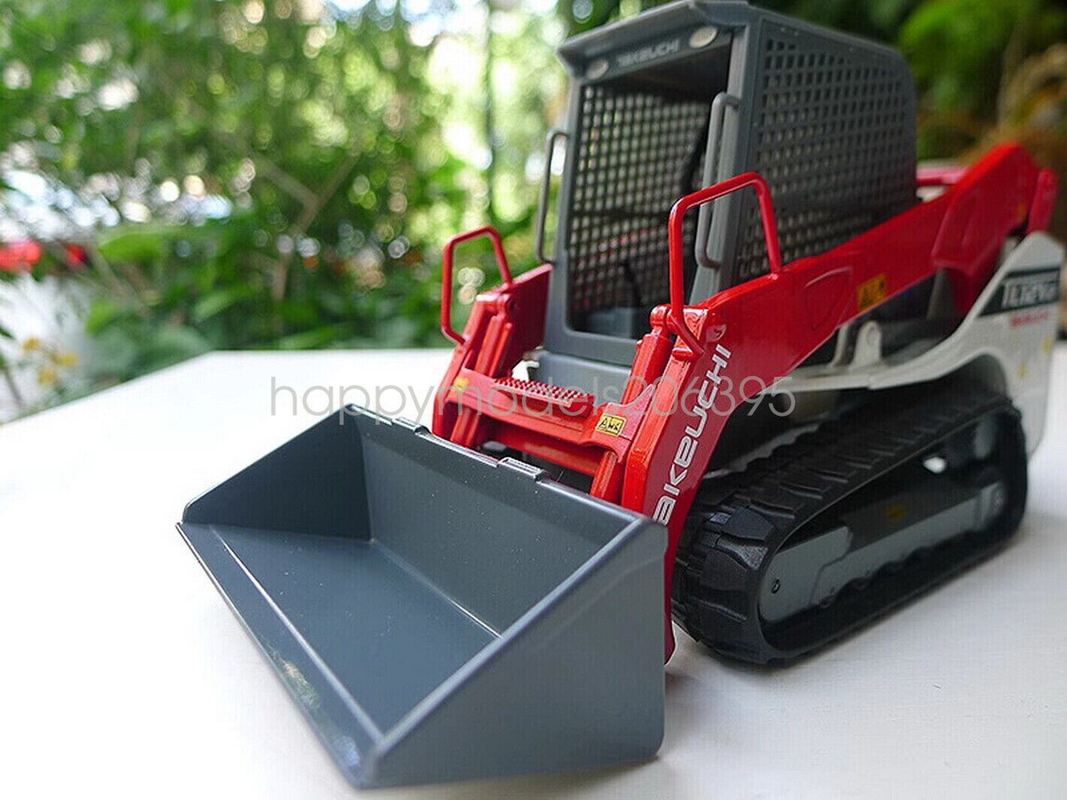 TAKEUCHI TL12V2 ミニカー 赤/灰色1/24 1/25 Scale For Takeuchi TL 12V-2 Compact Track Loader