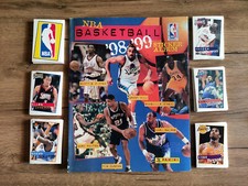 NBA Basketball Panini 1998 1999 98 99 RARE empty album and complete sticker set