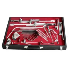 Omni-Tract Surgical Retractor Set Wishbone Frame & Case | Blades-clamps Set